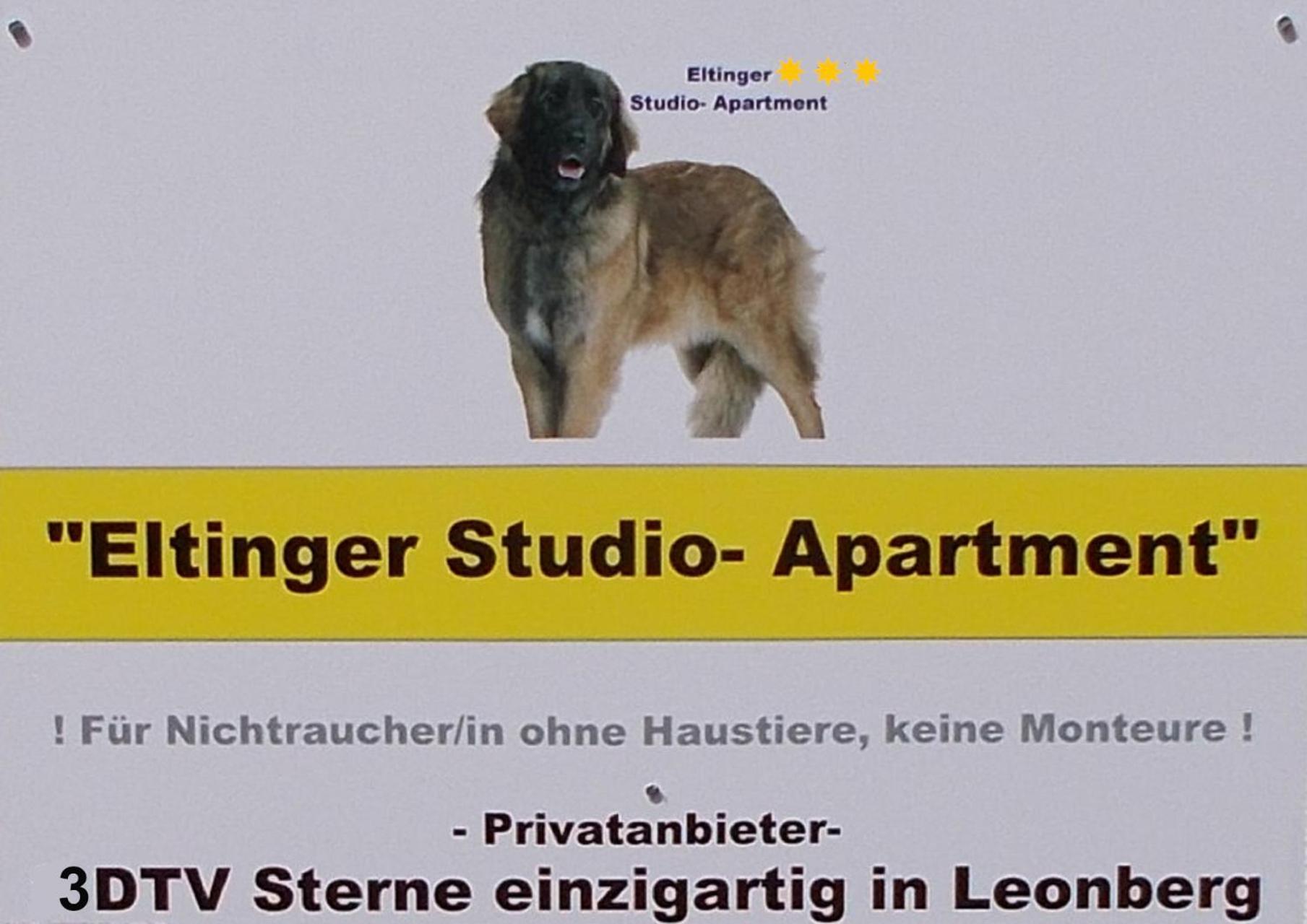 Eltinger Studio Apartment Leonberg Exterior foto